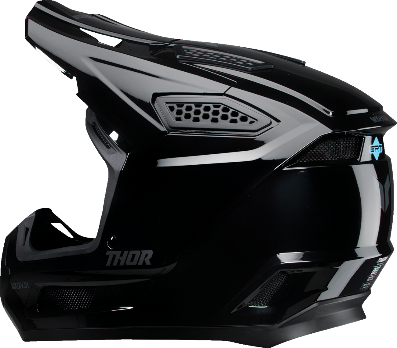 THOR Fleet Helmet - Blackout - Gloss Black - XS 0110-8964