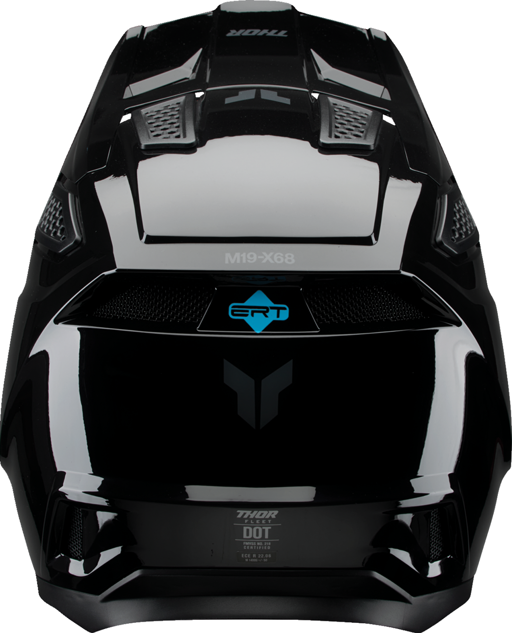 THOR Fleet Helmet - Blackout - Gloss Black - Medium 0110-8966