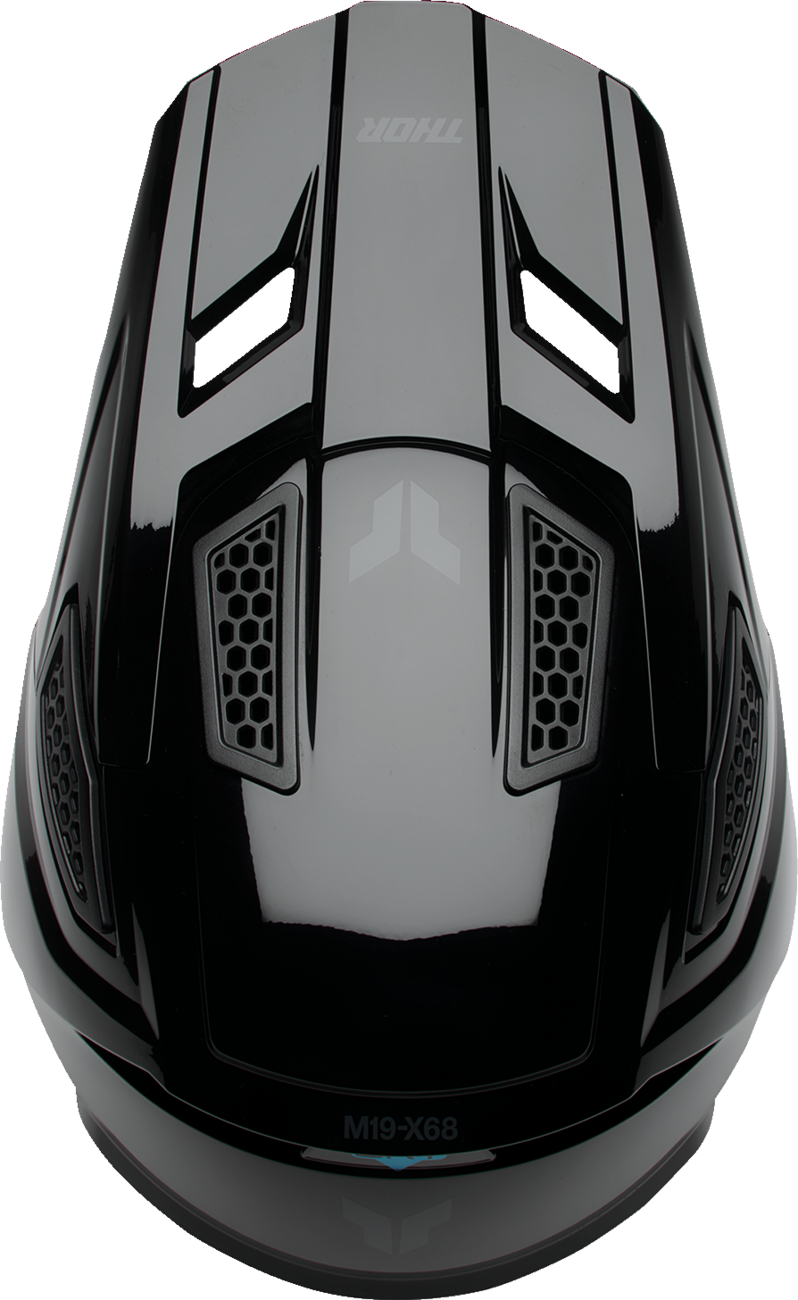THOR Fleet Helmet - Blackout - Gloss Black - Large 0110-8967