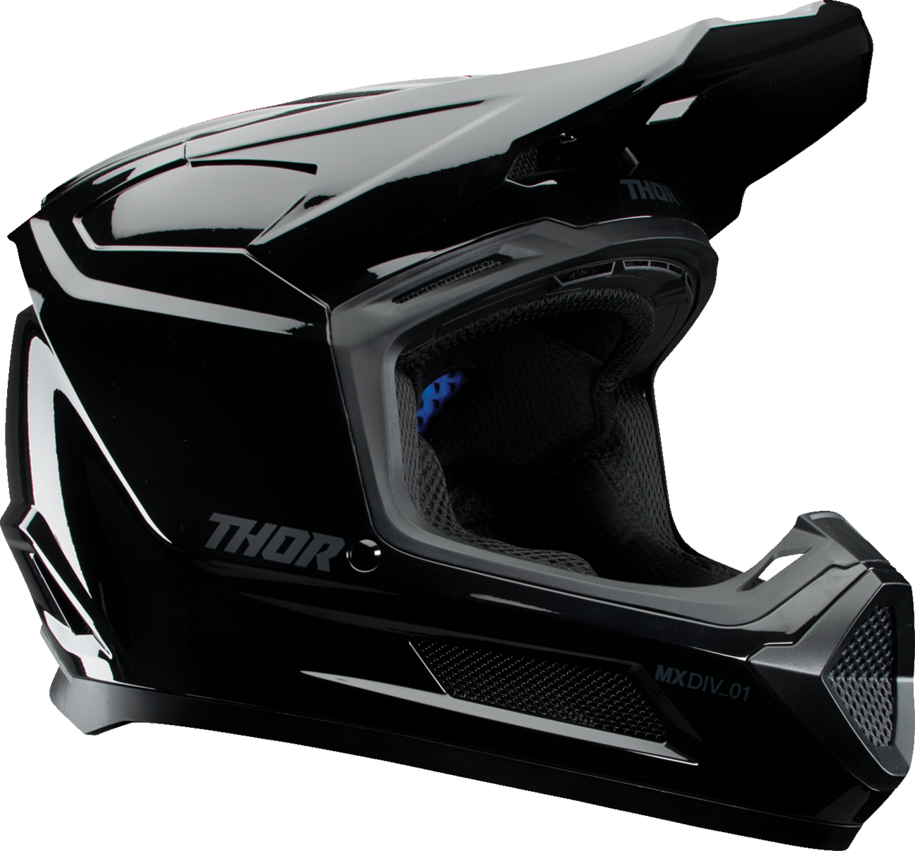 THOR Youth Fleet Helmet - Blackout - Gloss Black - Medium 0111-1696
