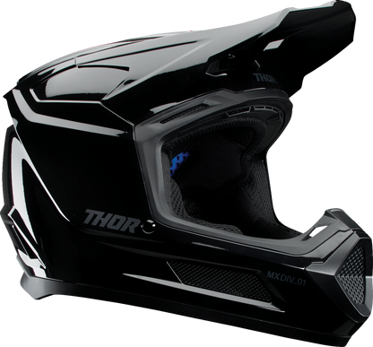 THOR Youth Fleet Helmet - Blackout - Gloss Black - Large 0111-1697