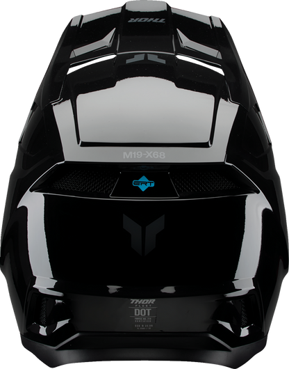 THOR Youth Fleet Helmet - Blackout - Gloss Black - Medium 0111-1696