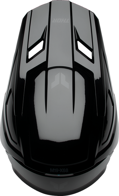 THOR Youth Fleet Helmet - Blackout - Gloss Black - Large 0111-1697