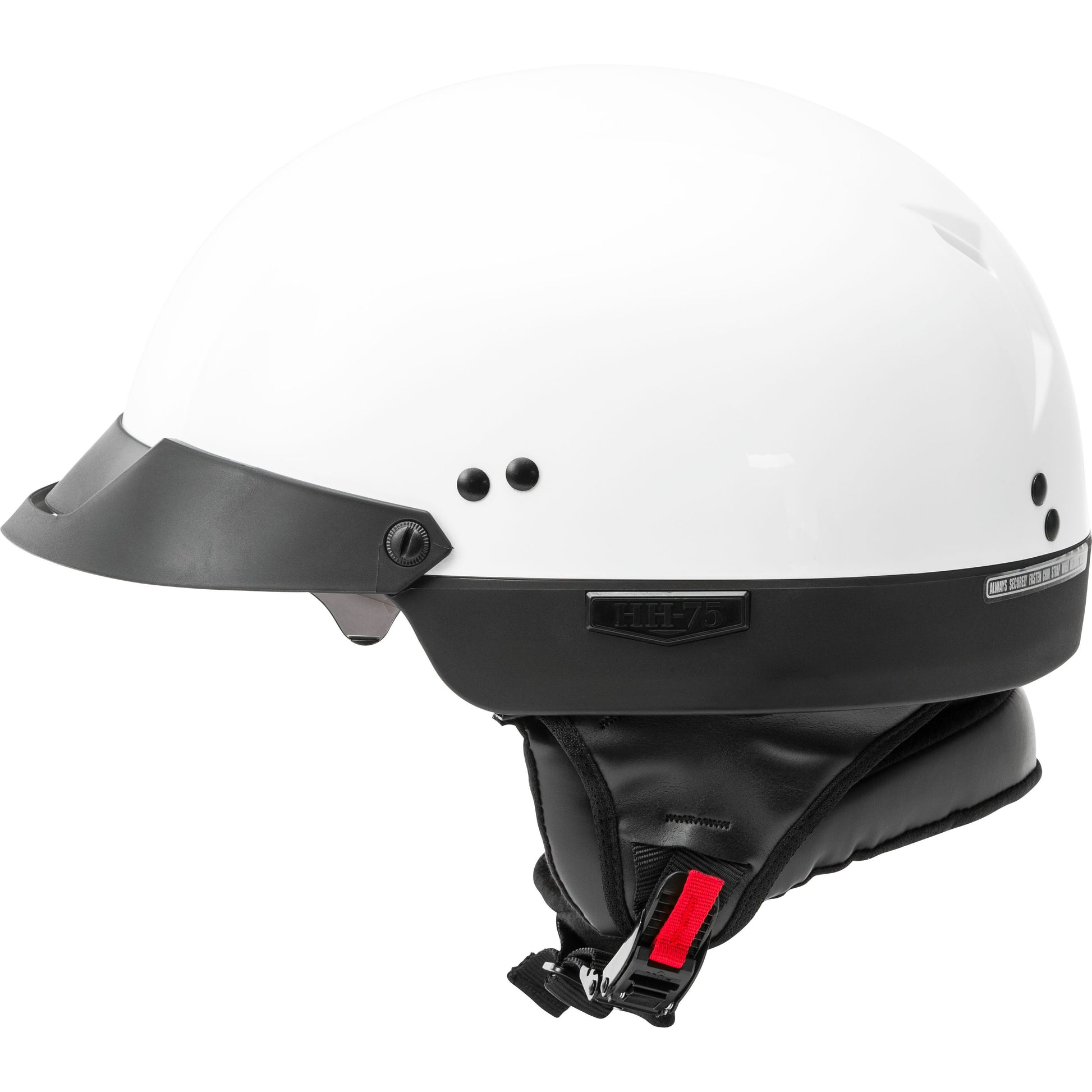 Hh 75 Half Helmet White Xs