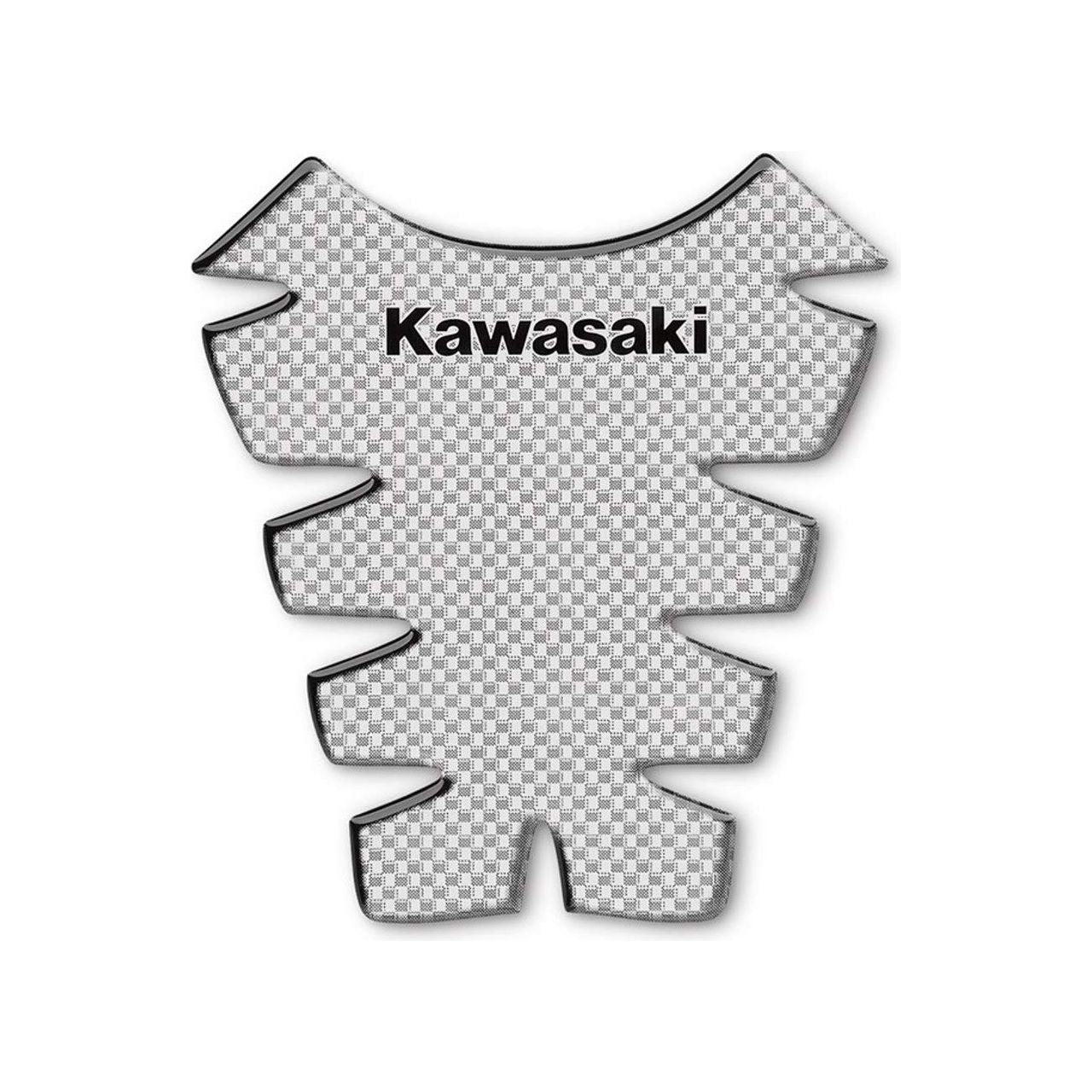 KawasakiMotorsUSA Kawasaki OEM Carbon Print Tank Pad ZX6R Ninja ZX-6R 2009-2021 99994-1117,black