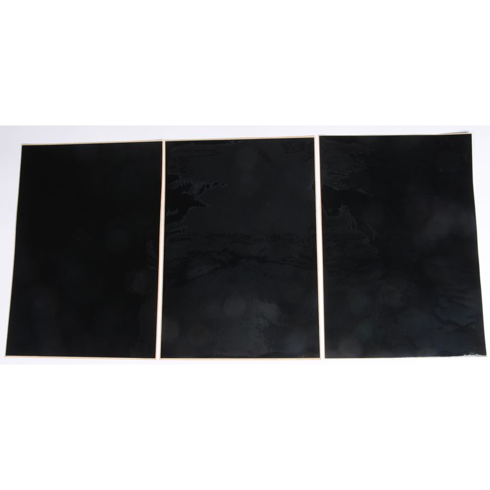 Universal Number Plate Black 3/Pk