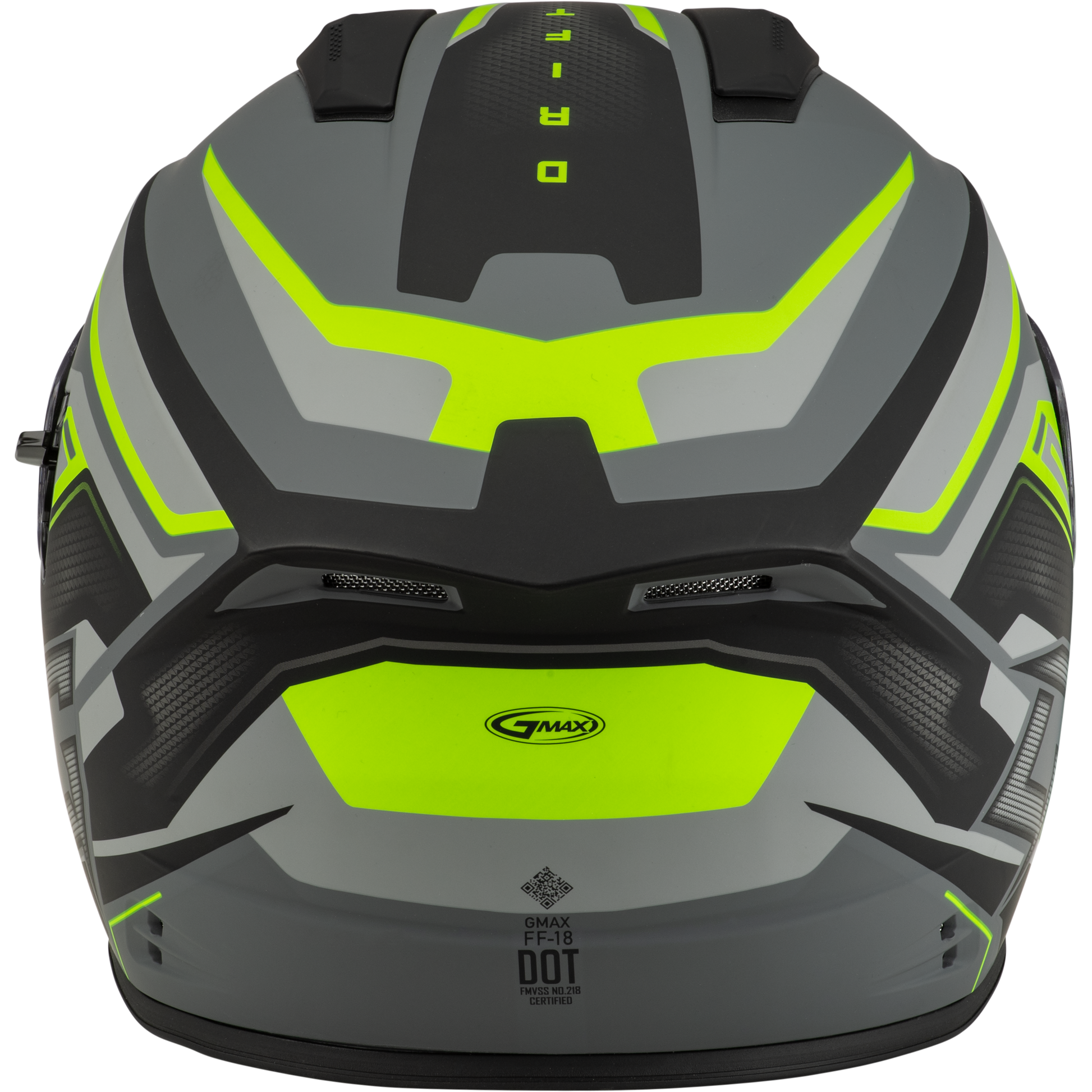 Ff 18 Drift Helmet Matte Grey/Hi Viz Md