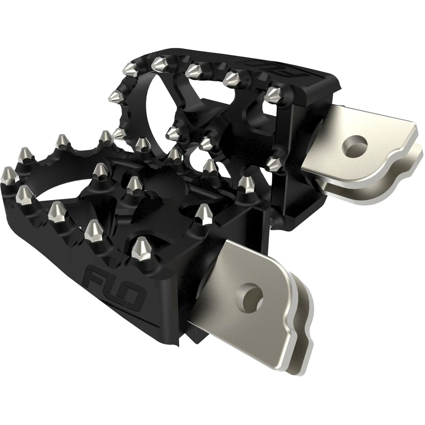 Moto Style Footpeg Set Black M8 Softail