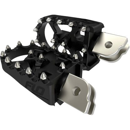 Moto Style Footpeg Set Black M8 Softail