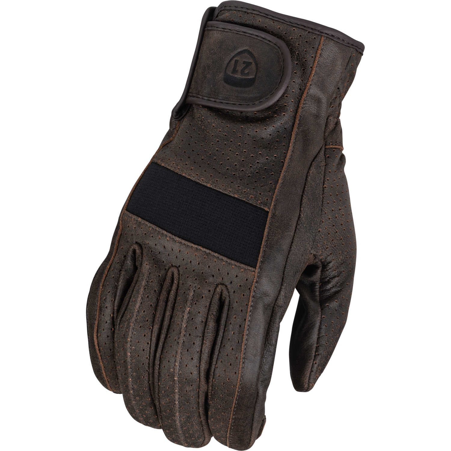 Jab Perforated Gloves Brown Xl