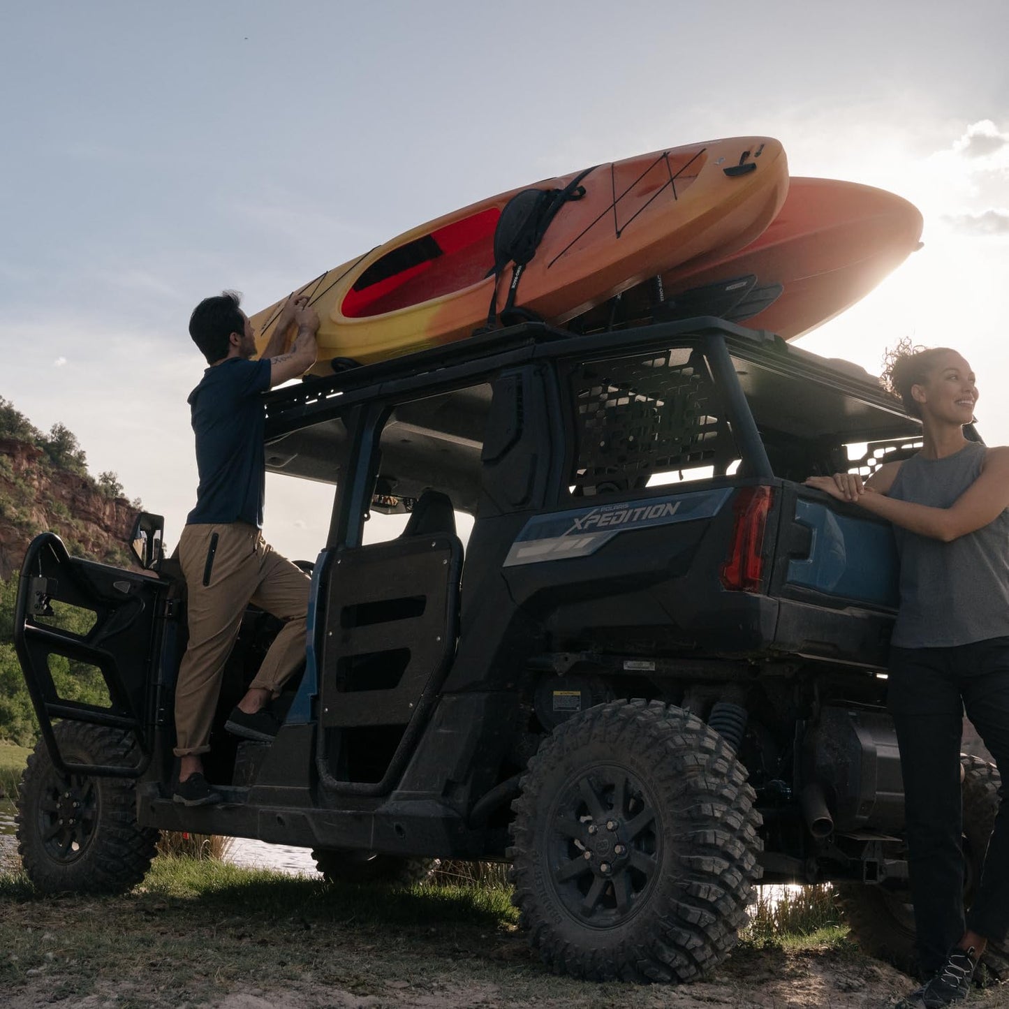 Polaris 2889357-458 Low Profile Rock Sliders 5-Seat Xpedition XP/5 ADV/5 OEM