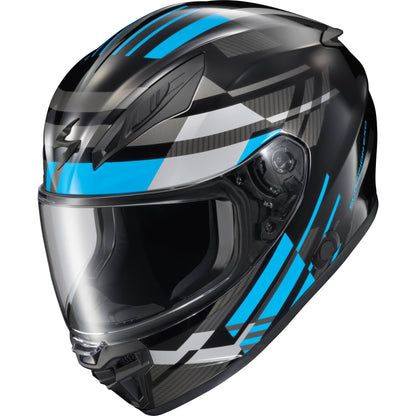 Exo R430 Full Face Helmet Paradox Light Blue Sm