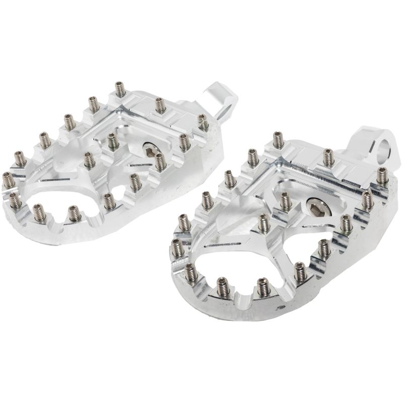 Bikers Choice Male Mount BMX Style Silver Footpegs Pr