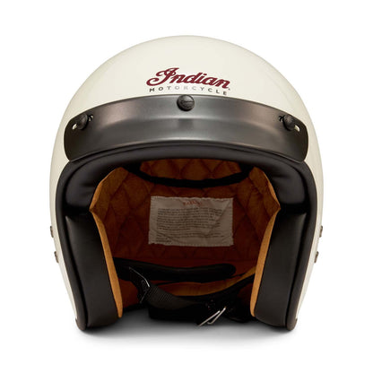 Indian Motorcycle Retro Open Face Helmet, Cream - 2XL - 286295512