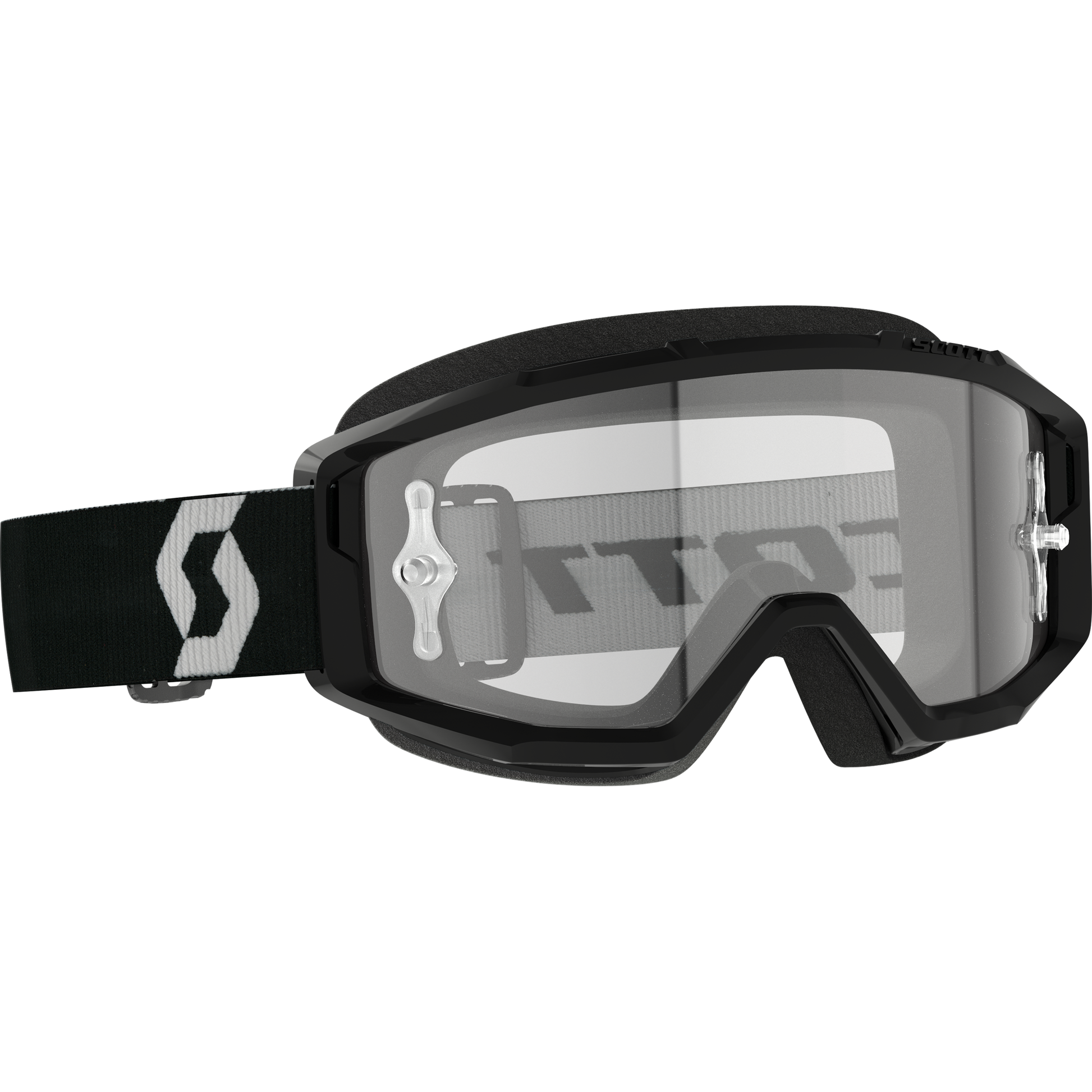 Primal Goggle Black/White Clear Works