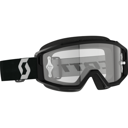 Primal Goggle Black/White Clear Works
