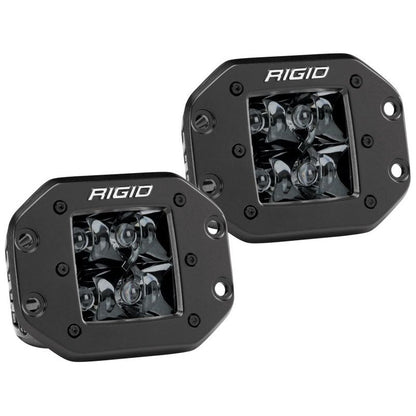 Rigid Industries D2 - Midnight Edition Flush Mount Spot Lights