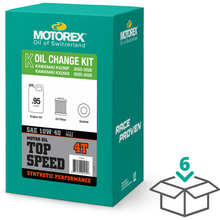 Top Speed Oil Change Kit 0.95l 10w40 Kaw