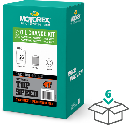Top Speed Oil Change Kit 0.95l 10w40 Kaw