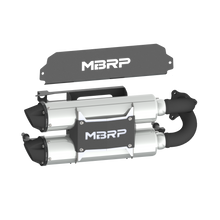 Dual Stacked Slip On System W/ Performance Muffler Blk Tip