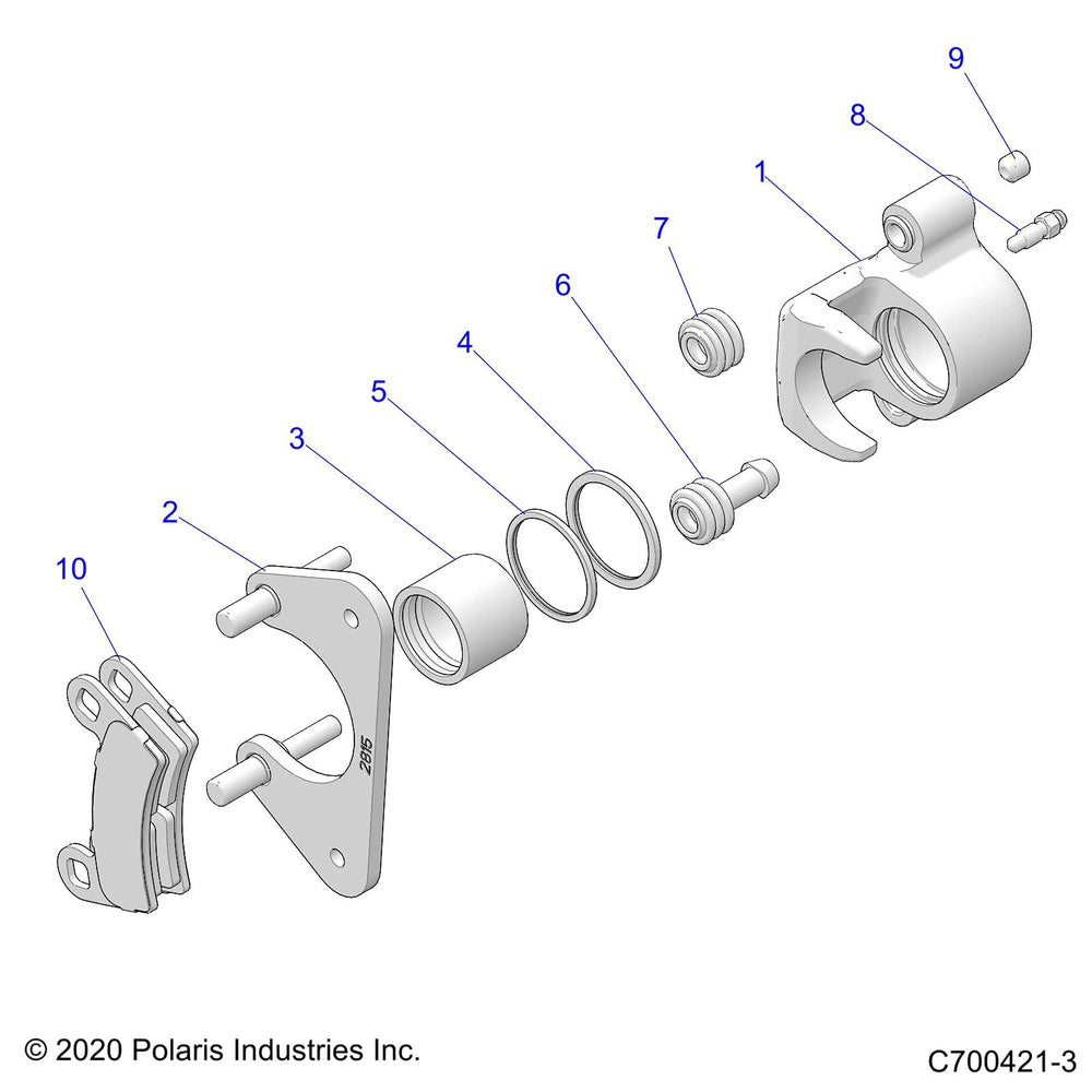 
                      
                        Polaris Ranger Brake Piston, 1.5, AL, Grooved, Genuine OEM Part 5138775, Qty 1
                      
                    