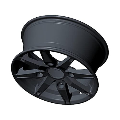 Polaris RZR Rim Cast, 15x7, Matte Flash Black, Genuine OEM Part 1523150-744, Qty 1