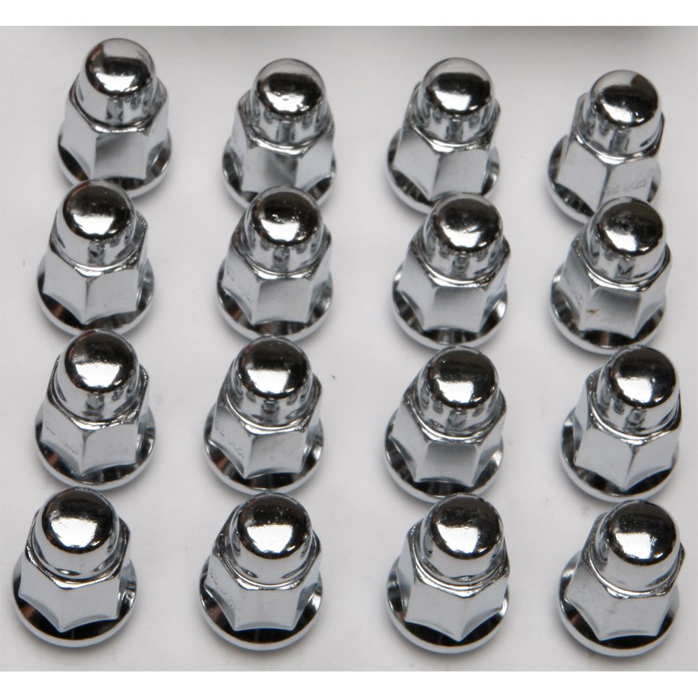 16/Pk 12mmx1.25 Tapered Lug Nuts 60' 17mm Head