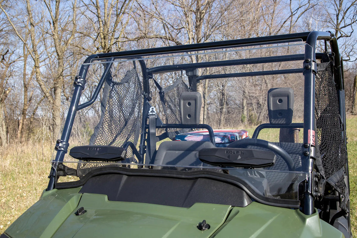 Poly Front Windshield Full Fixed Vented Hon