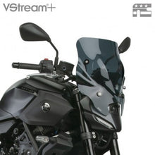 National Cycle 25+ Yamaha MT-07 Vstream+ Quantum HC Poly Low Windshield - Dark Tint