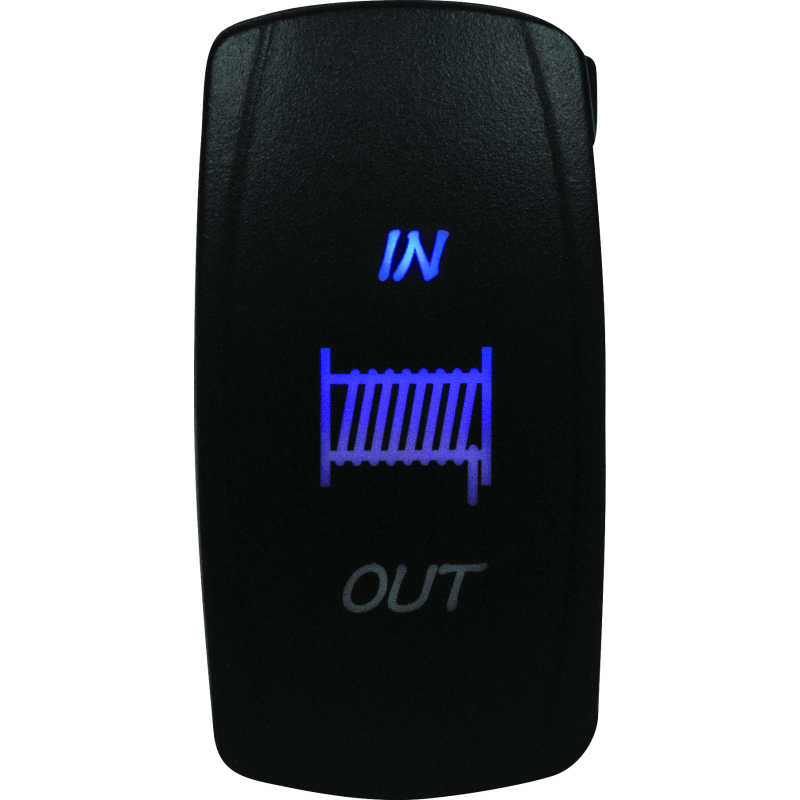 DragonFire Racing Lighted Switch Winch In/Out Blue