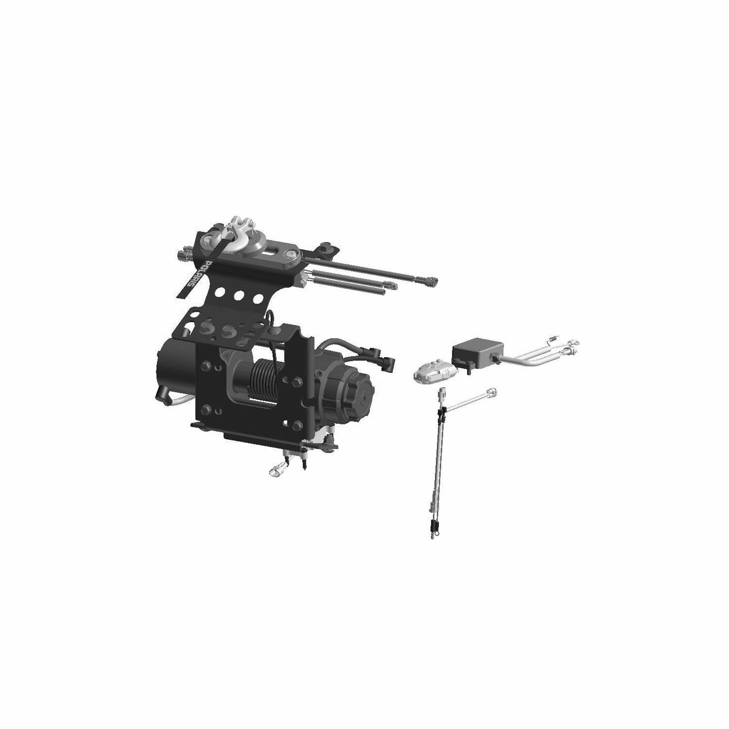 Polaris 2882240 4500LB Pro Heavy Duty Winch With Rapid Rope Recovery Fits 2014-2020 XP S 4