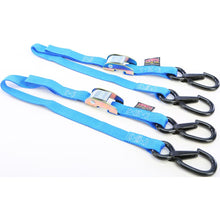 Tie Down Cam Sec Hook Watercra Watercraft 1"X3' Blue Pair