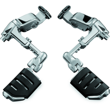 Kuryakyn Ergo III Adjustable Mount With Trident Dually ISO Pegs Chrome