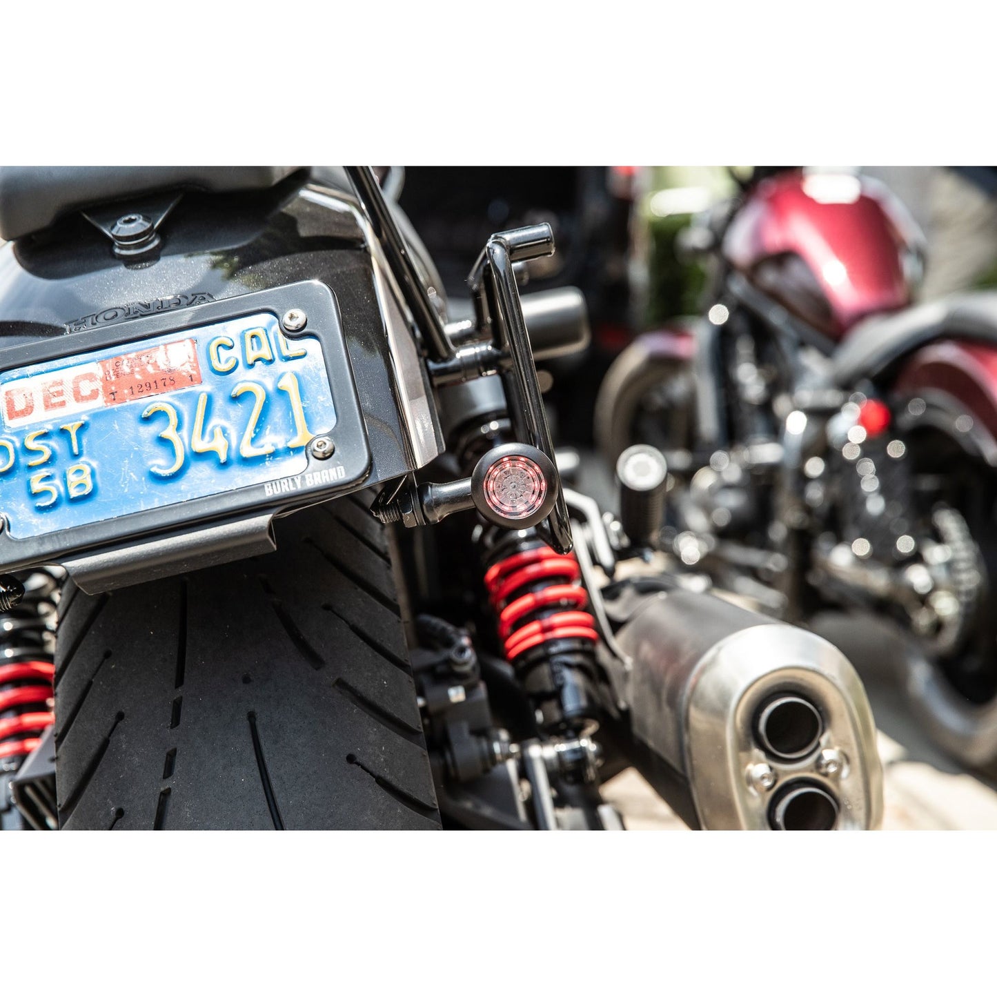 Slash Cut Lic Plt Kit With Ts Black