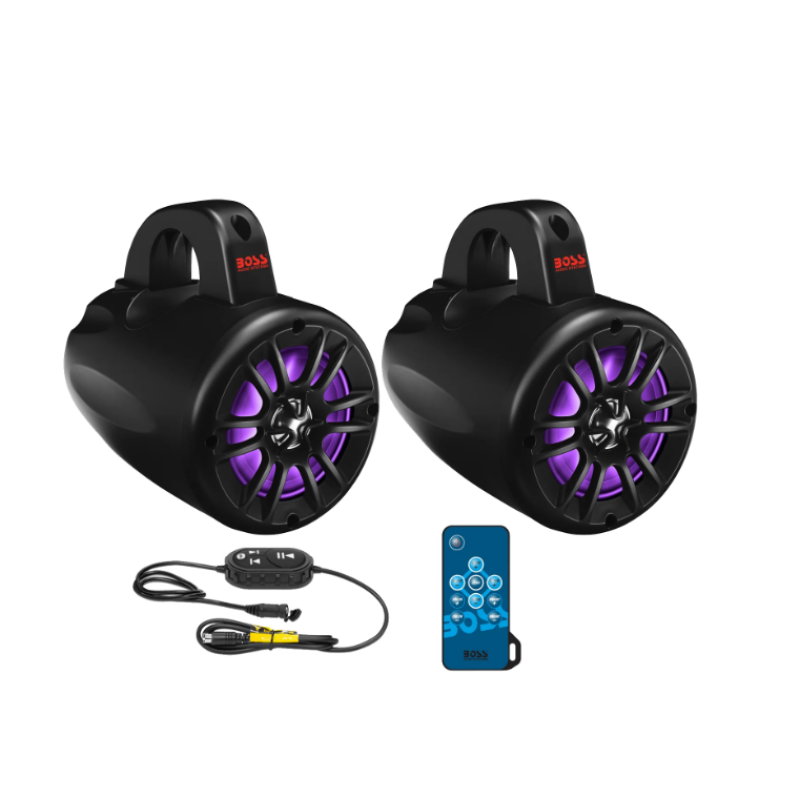 BOSS Audio Systems ATV 4in Amplified Bluetooth Waketower IPX5 Speakers