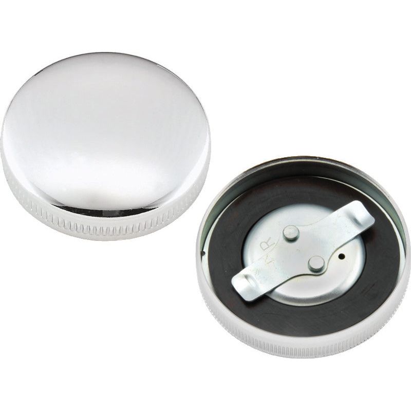 Bikers Choice 36-E73 Chrome Early Vented Gas Cap Single & Fatbob Tank Right Side Repl H-D 61103-36
