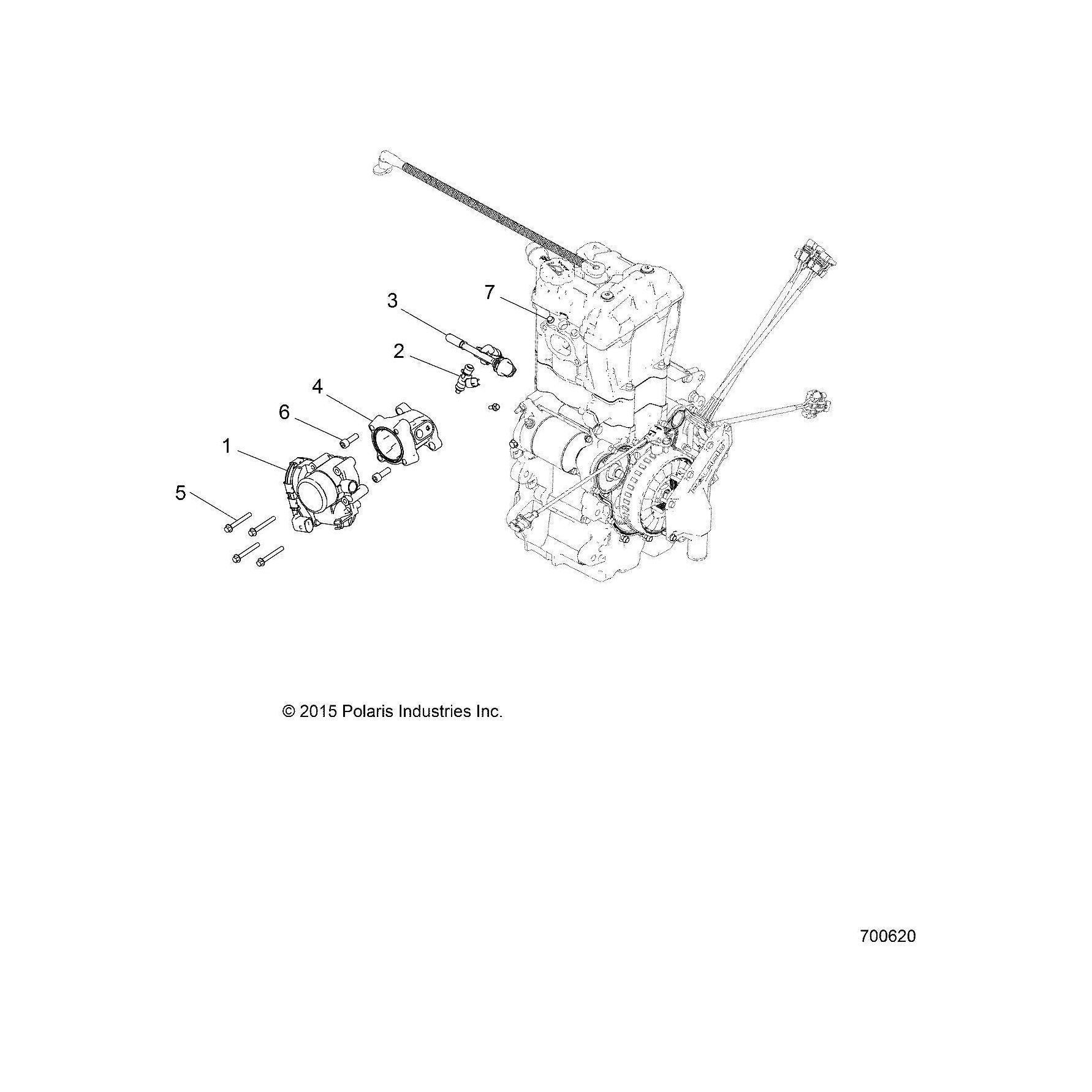 Polaris GEM Electric Throttle, 40 mm, Genuine OEM Part 1205030, Qty 1