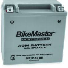 BikeMaster AGM Battery - MS12-16-BS