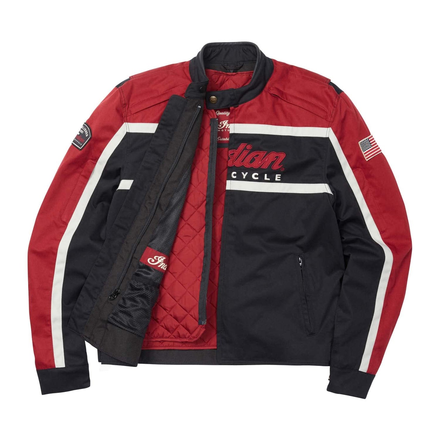 Indian Motorcycle Men's Black Hills Jacket, Black - XL - 286283709