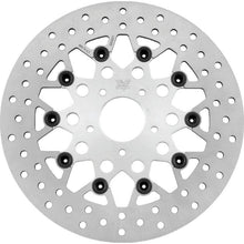 Twin Power 84-17 Big Twin Exc 11.8 and Lug Mount 84-13 XL Front 11.5 Floating Rotor Mesh Silver