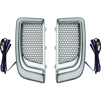 Kuryakyn Tracer Lower Fairing Grill Chrome