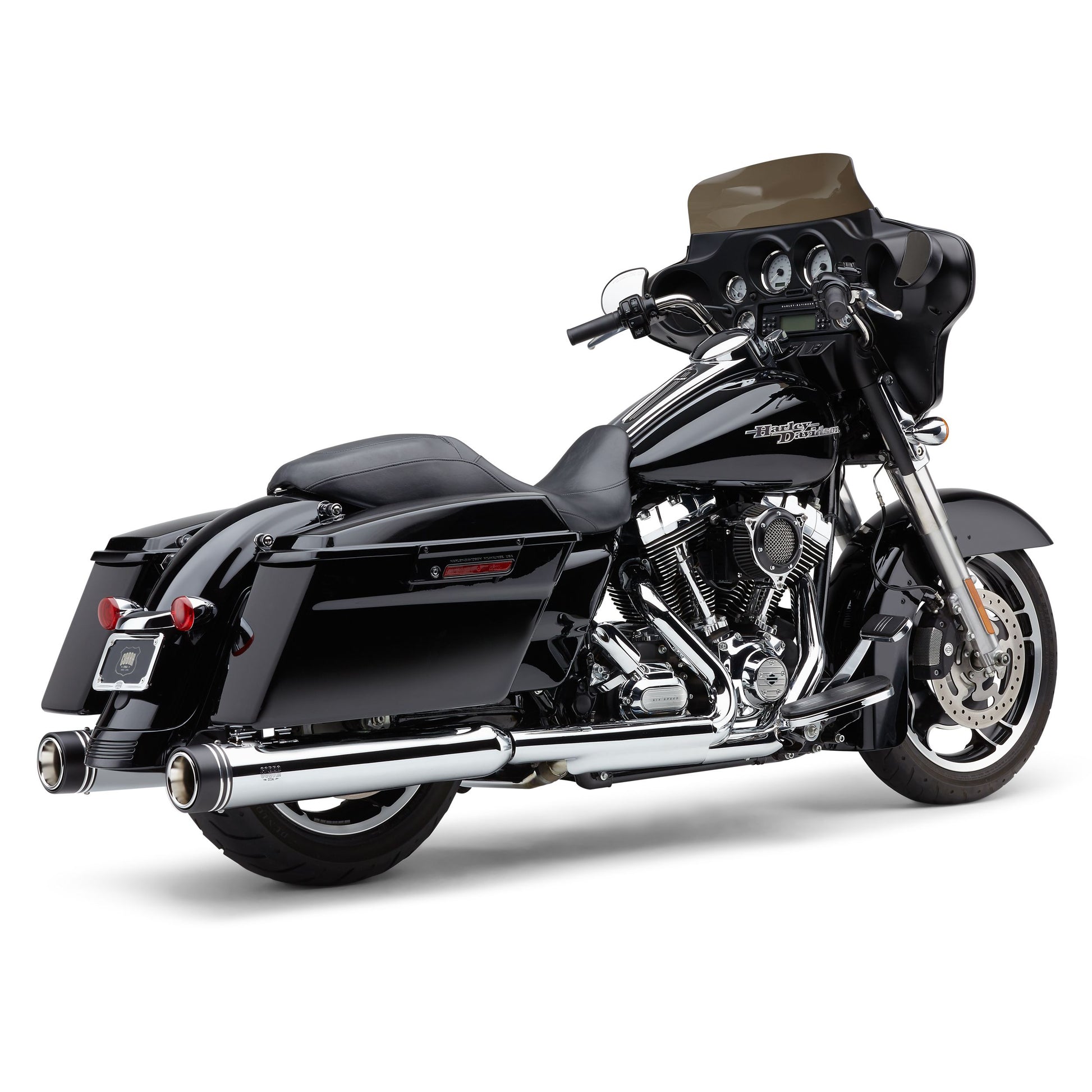 4.5" Groove Tip Slip On Chrome Flh/Flt 95 16