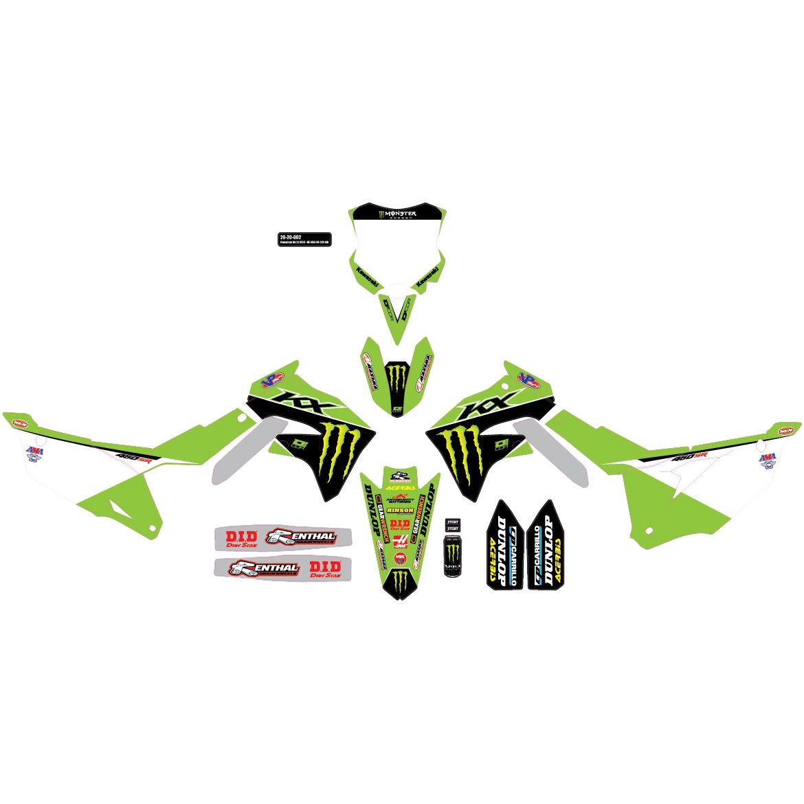 Complete Kit 22 Mek White Bg