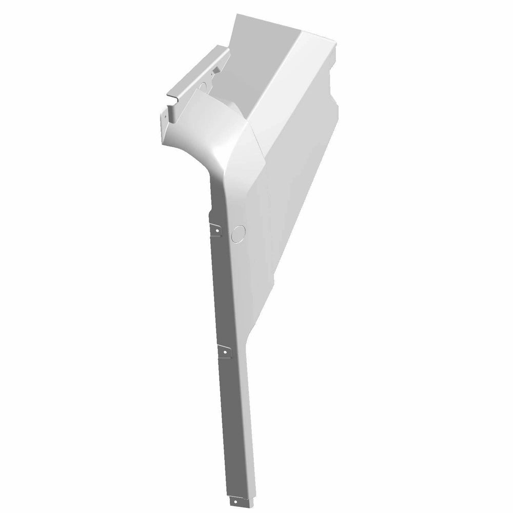 Polaris Ranger Fender, Rear Rocker, Right Side, Gloss Black, Genuine OEM Part 5453733-070, Qty 1
