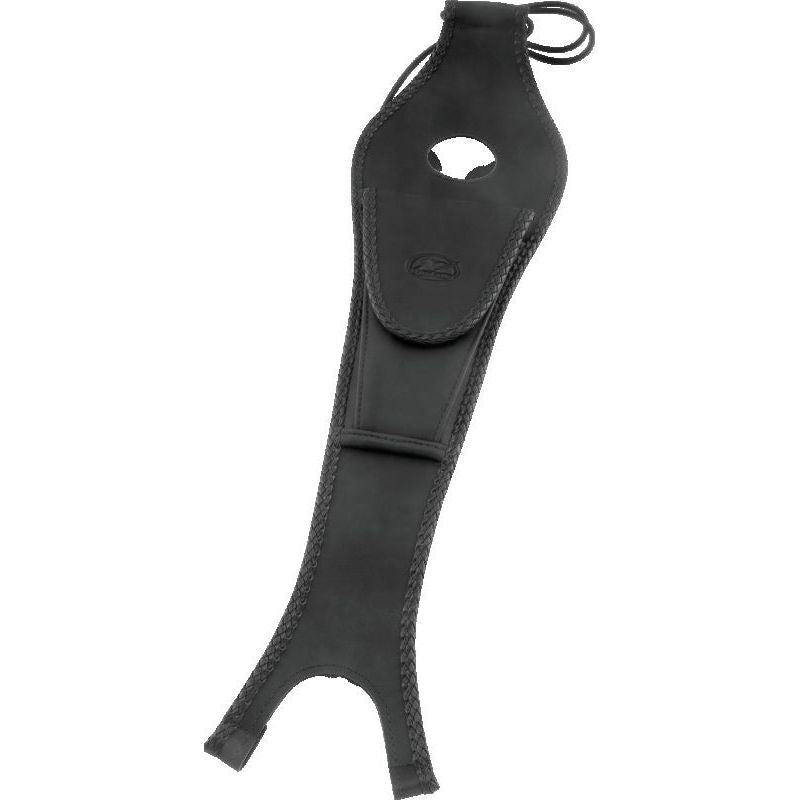 Mustang 08-21 Harley Wide Tripper FL Touring Pass Seat w/ Dr Backrest, Red Diamond Stitch - Black