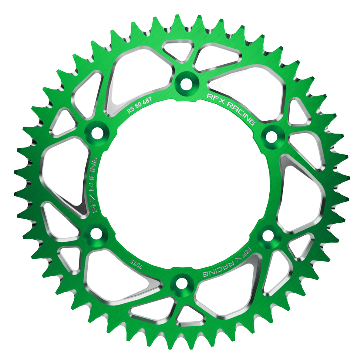 Aluminum Rear Sprocket 48t Green Kaw