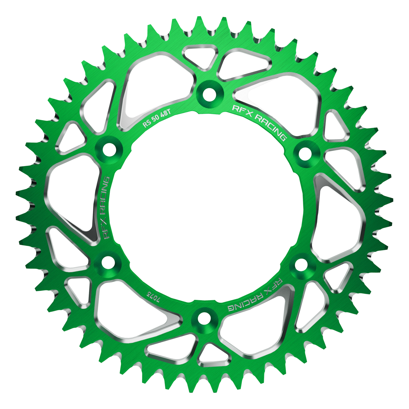 Aluminum Rear Sprocket 51t Green Kaw