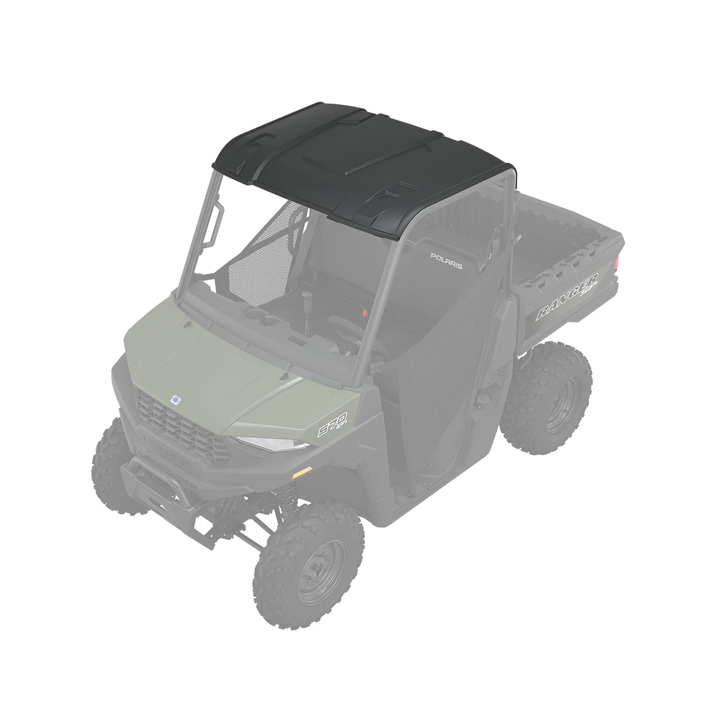 Polaris New OEM Black Poly 2-Seat Sport Roof, 2885077