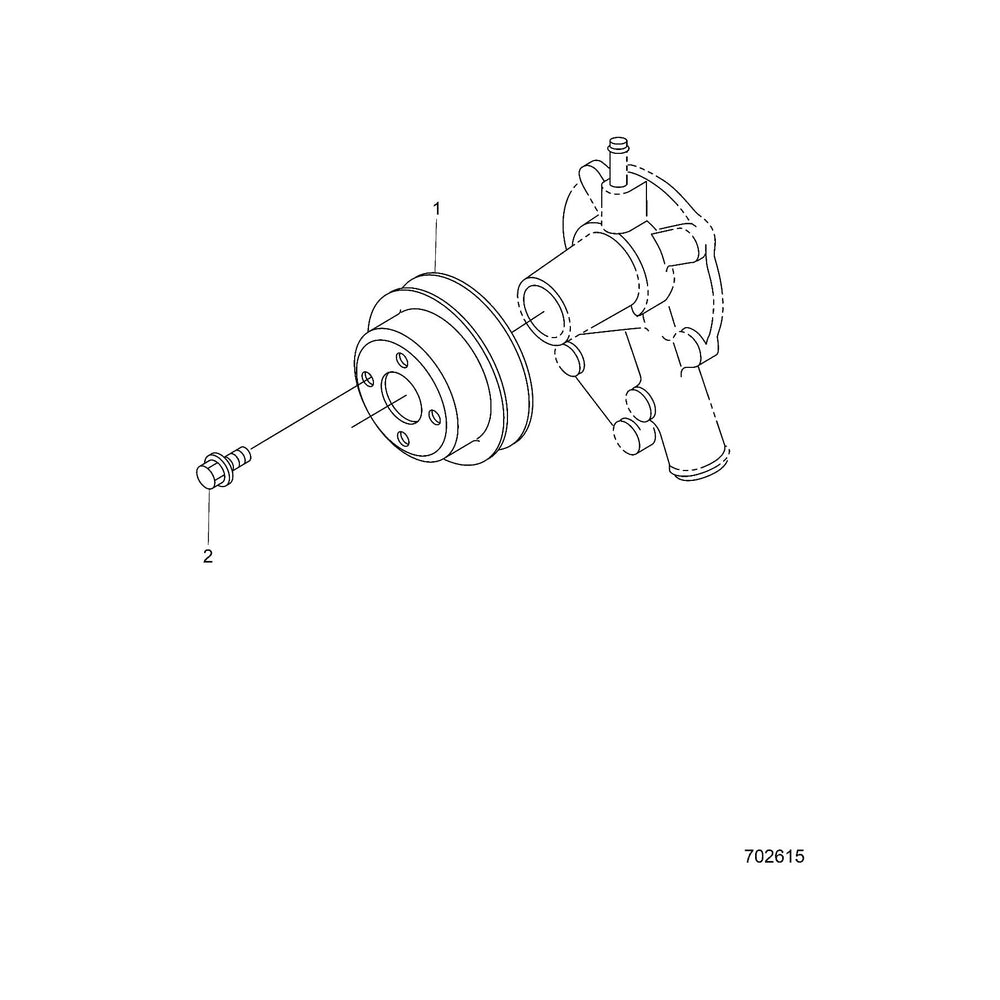 Polaris Off Road Pulley Fan, Genuine OEM Part 3070714, Qty 1