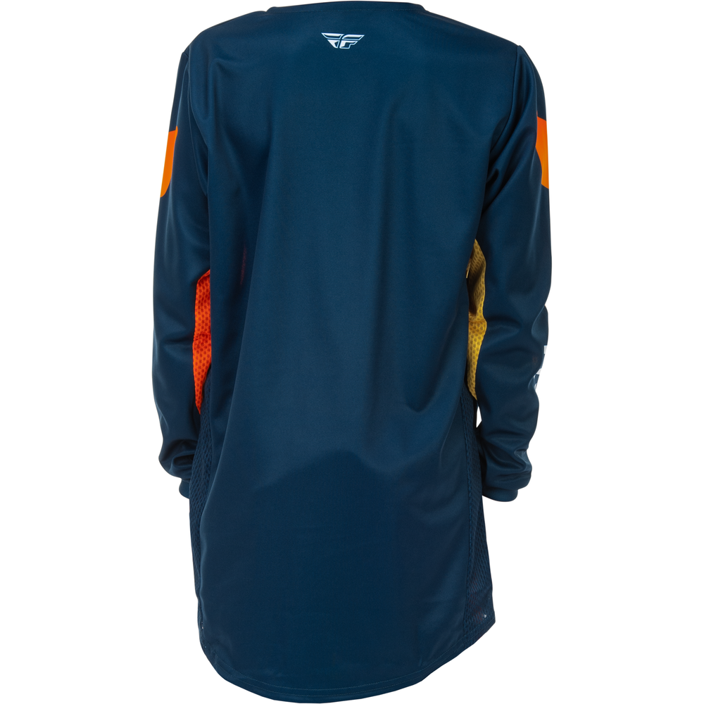 Youth Kinetic Jersey Navy/Orange Yl